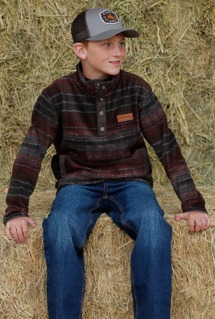 Cinch Boys Polar Fleece Pullover-MWK7590017