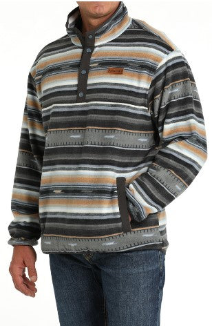 Cinch Mens Black and Brown Pullover-MWK1514024