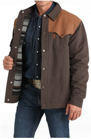 Cinch Mens Brown Canvas Jacket-MWJ1906001