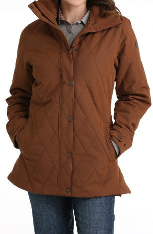 Cinch Ladies Brown Barn Coat-MAJ9903001