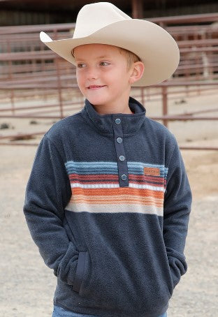 Cinch Youth Stripe Serpa Pullover-MWK5150001