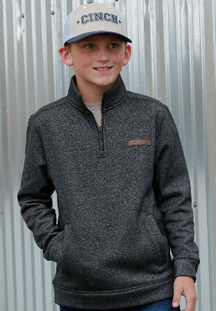 Cinch Kids Black Pullover-MWK5140001