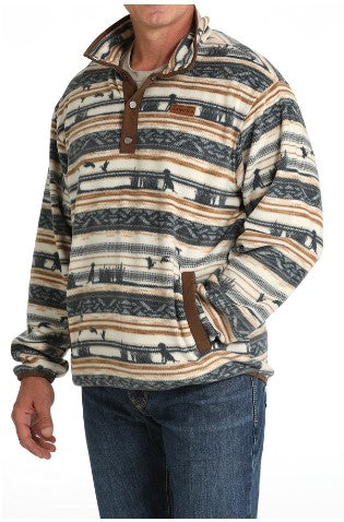 Cinch Men's Western Stripe Pullover-MWK1514022