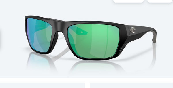 Costa Finlet Matte Black Mirror Green-06S9118