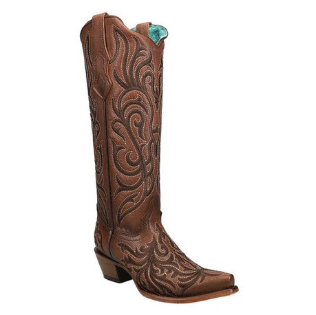 Corral Ladies Embroidered Snip Toe Cowbot Boots-Z5298