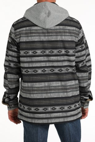 Cinch Men's Sherpa Print Canvas Jacket-MWJ1069002