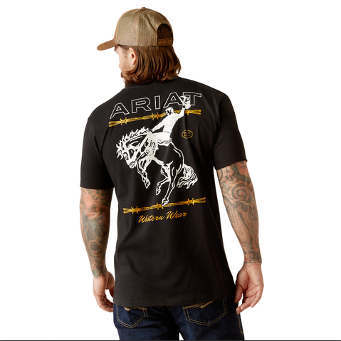 Ariat Men's Black Bucking Bronc Tee 10053994