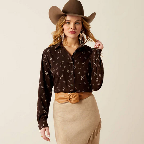 Ariat Ladies Homestyle Long Sleeve Shirt 10052970