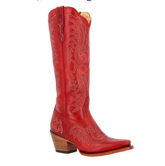 Durango Women's Western Distressed Red Boot - DRD0472