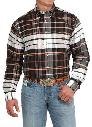 Cinch Men's Oxford Plaid Shirt-MTW1242001