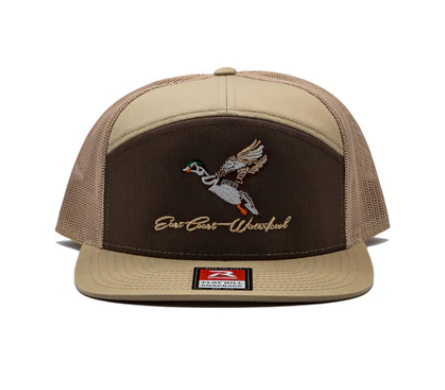 East Coast Water Woodie Logo 7 Panel Brown/Khaki