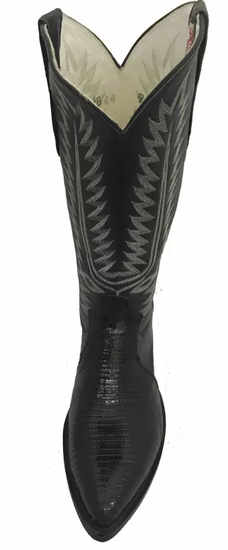 Cowtown Lizard Cowboy Pointed Toe Boot J844