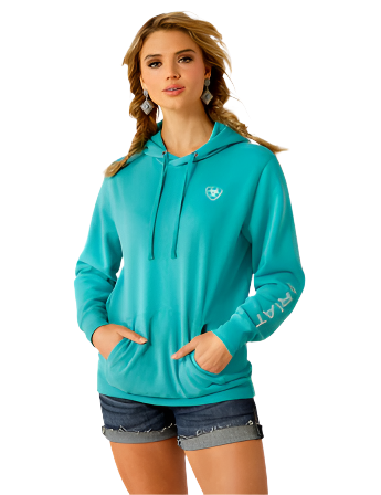 Ariat Ladies Logo 2.0 Hoodie - Latigo Bay - 10055025