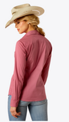 Ariat Ladies Kirby Stretch Shirt - Rose Wine - 10055272