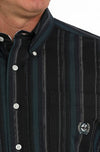 Cinch Men's Deep Blue Stripe Shirt-MTW1242005