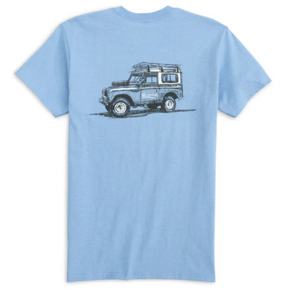 Heybo Car Sketch Short Sleeve T-Shirt HEY1725