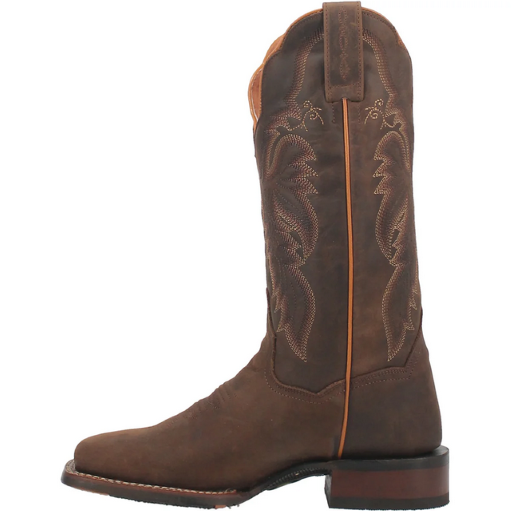 Dan Post Ladies Tan Cowboy Boots Leather Square Toe DP4572