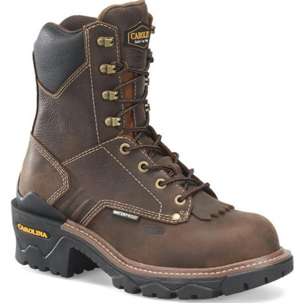 Carolina Men's 8" Waterproof Composite Toe Logger Boots CA7837