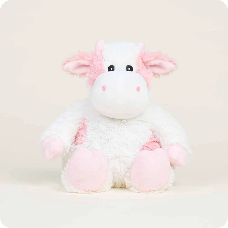 Warmie Strawberry Cozy Cow Heatable Lavender