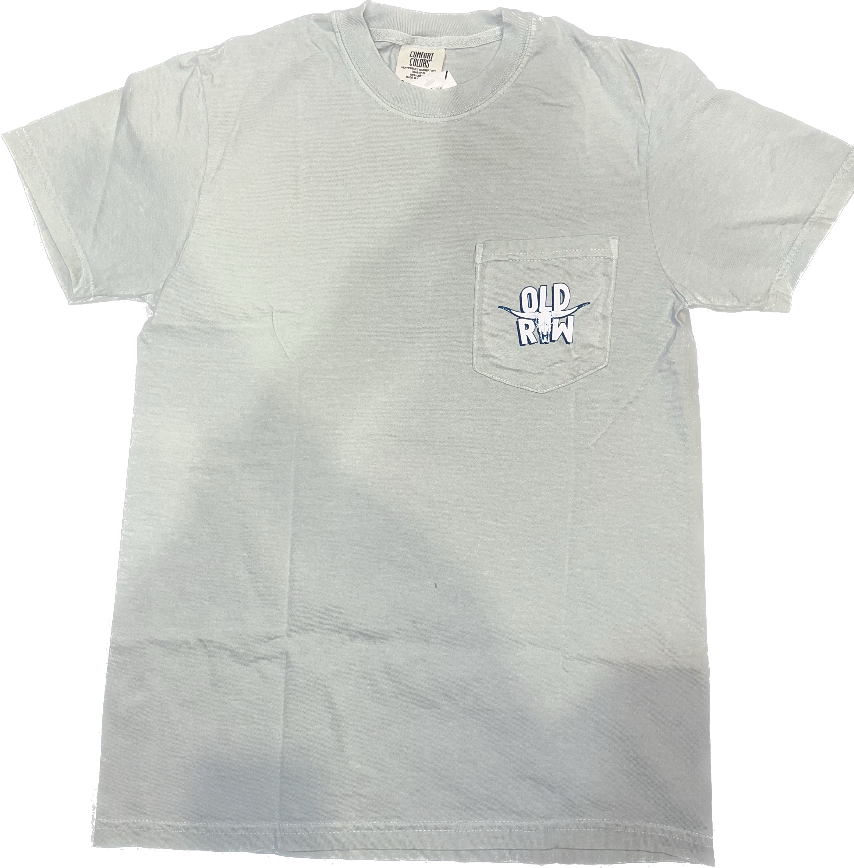 Old Row The Road Sign Pocket Tee WROW-2590