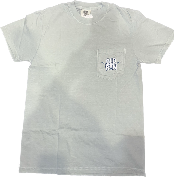 Old Row The Road Sign Pocket Tee WROW-2590