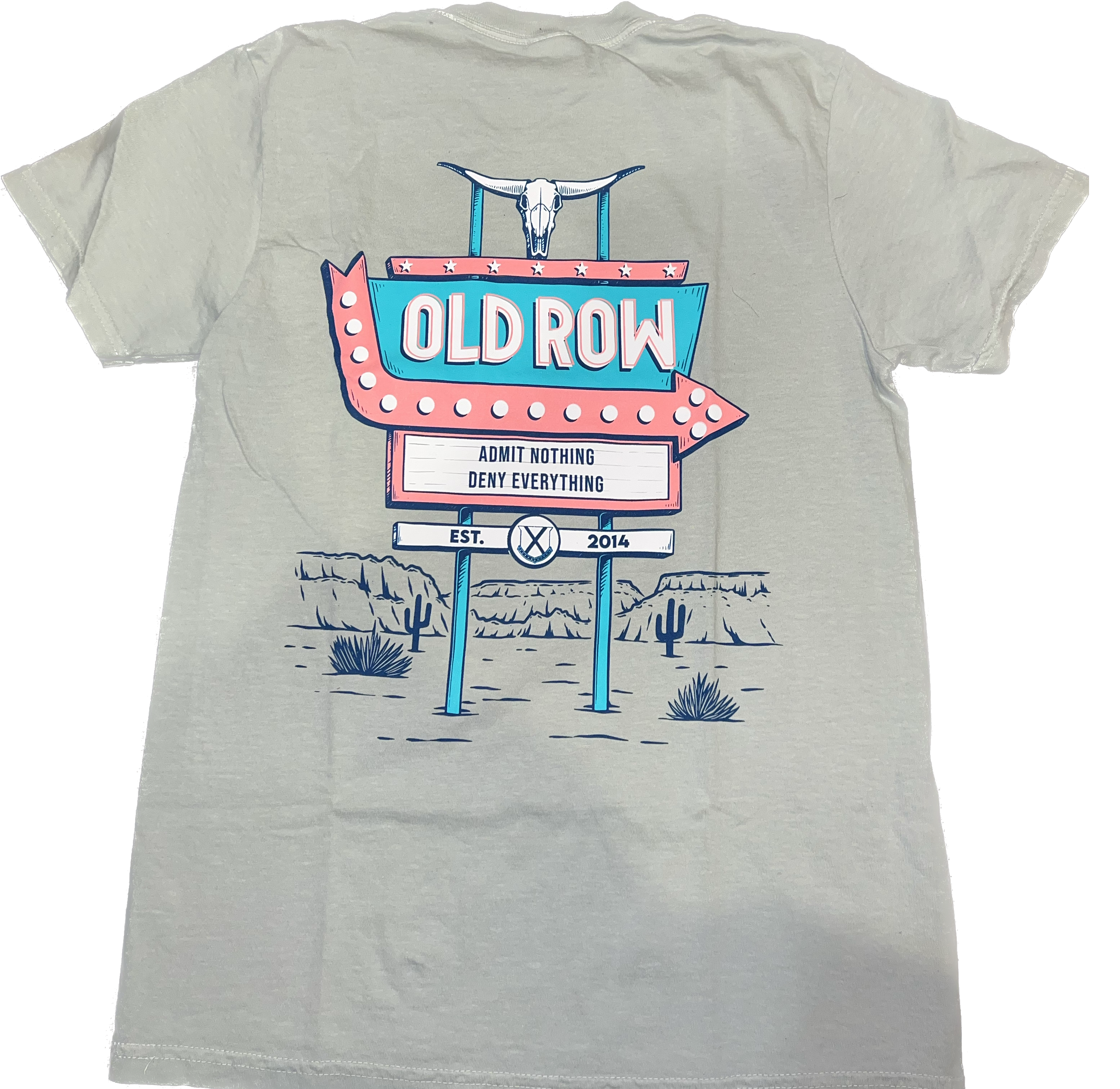 Old Row The Road Sign Pocket Tee WROW-2590