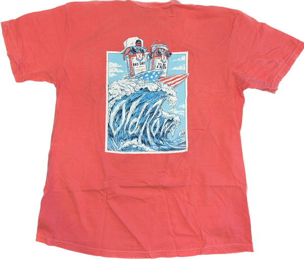 Old Row BDTBAB Surf's Up Pocket Tee WROW-2712