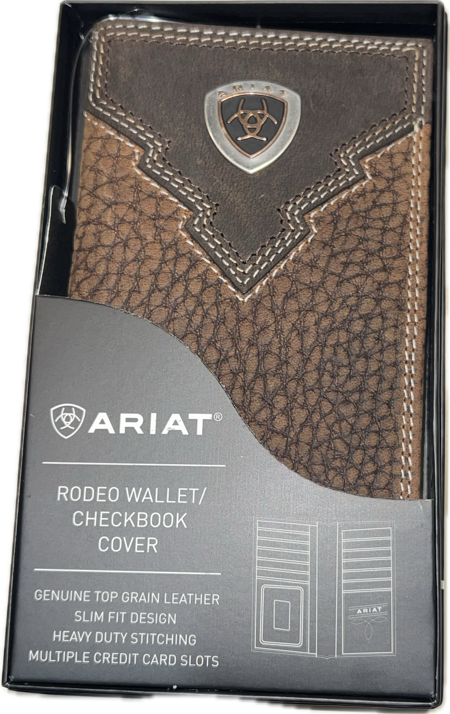 Ariat Tri Fold Rodeo Wallet-A35620282