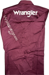 Wrangler Men's Burgundy Competition Shirt-112355405