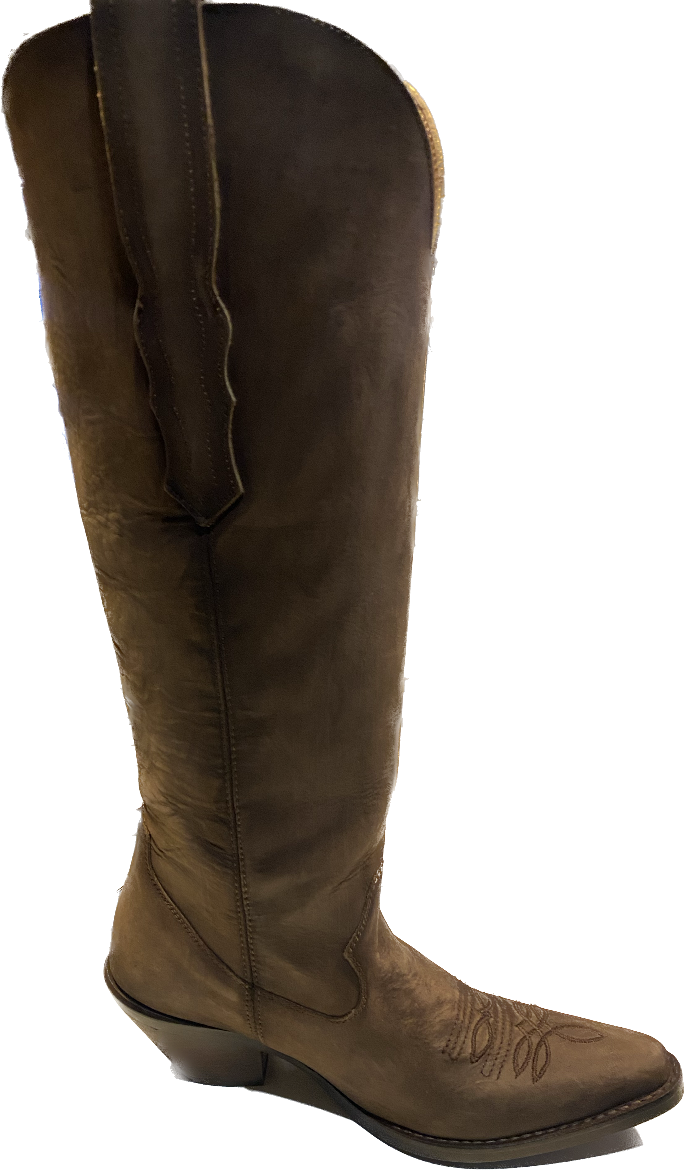 Circle G Ladies Brown Tall Top Boot - Q7029