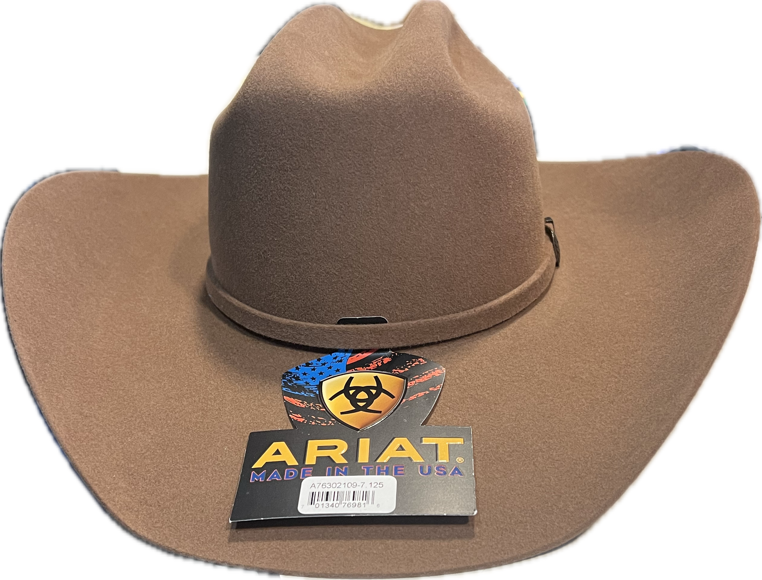 Ariat Pecan 6X Felt Hat-A76302109