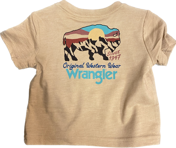 Wrangler Infant Boys Bison Sunset Shirt 112354227