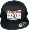 Cactus Alley Lineman Black Snapback