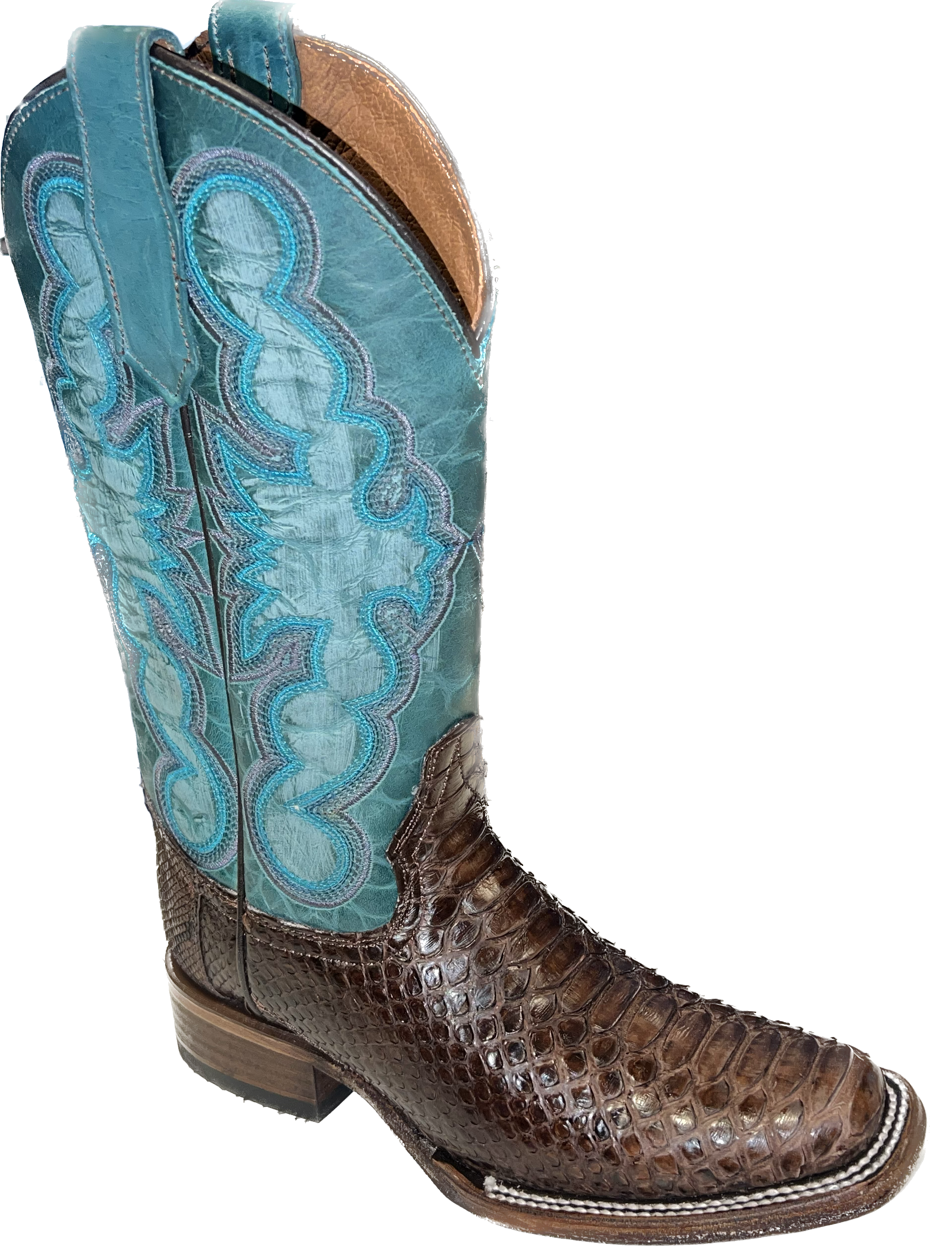 Circle G Ladies Brown Python Boots L6047