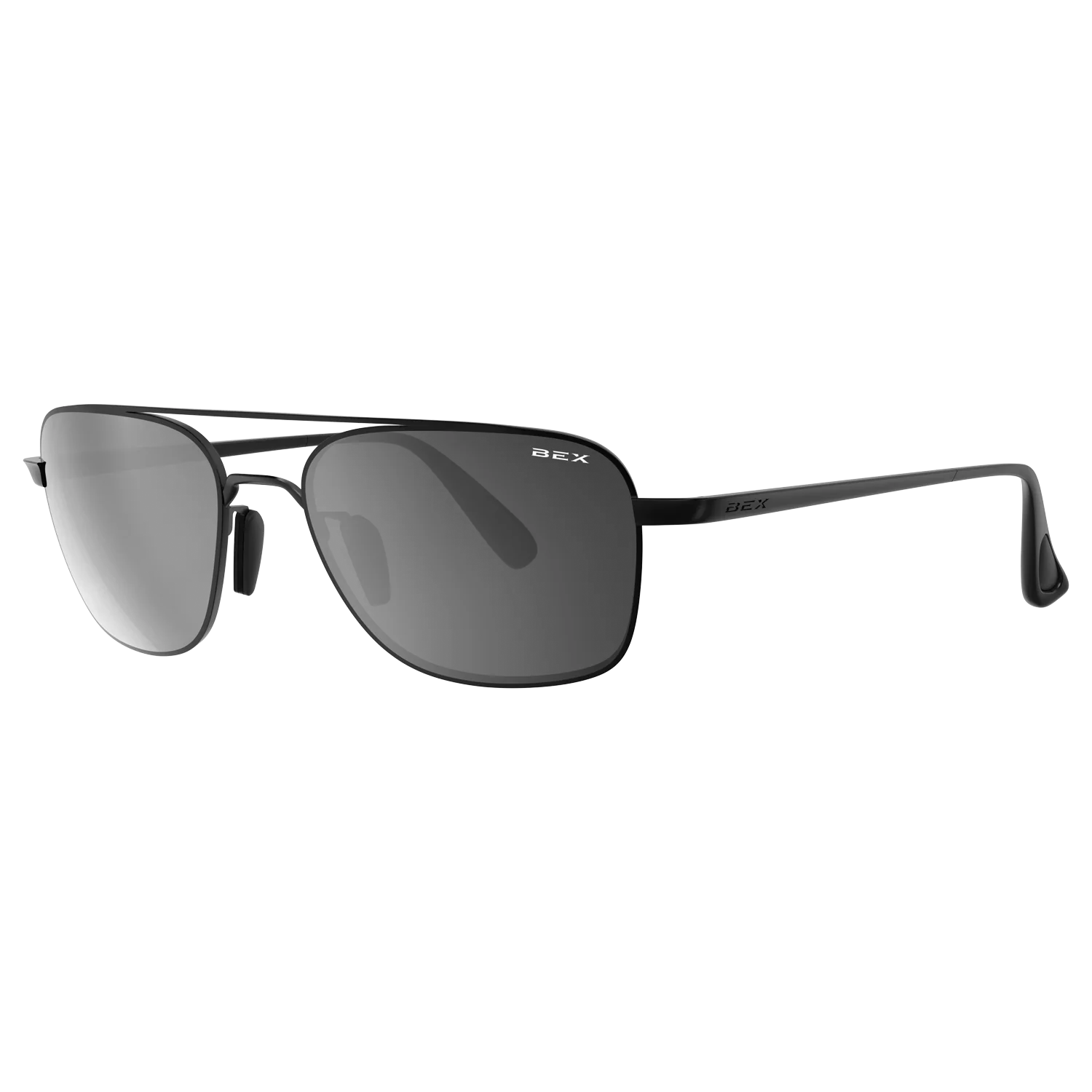 BEX Sunglasses - MACH (Matte Black // GRAY // Silver) S115MBGS