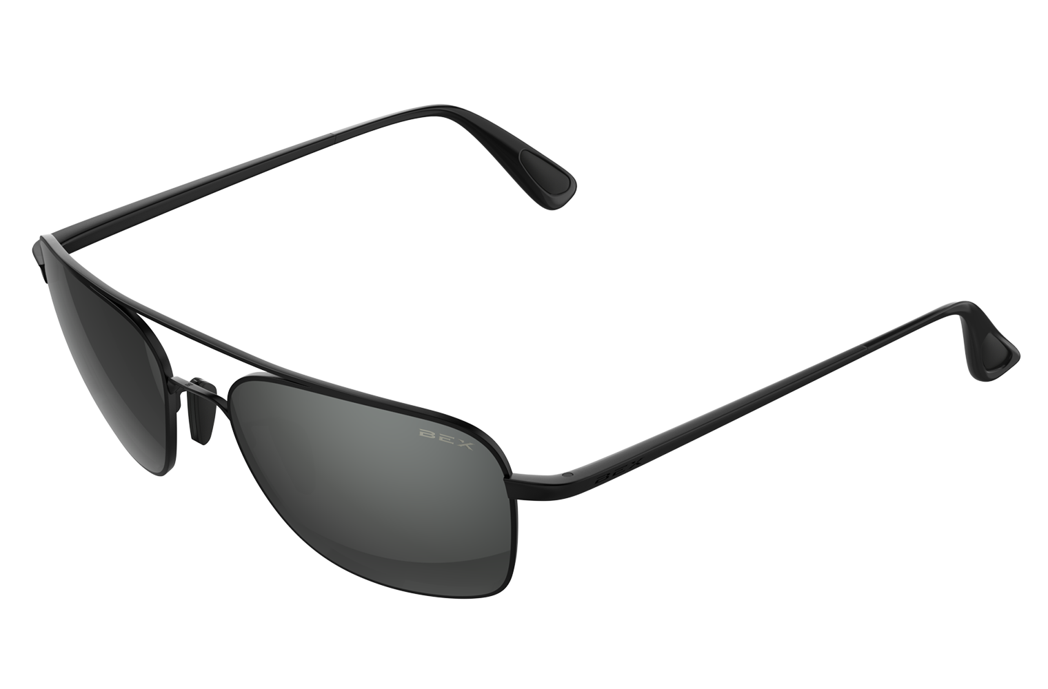 BEX Sunglasses Mach (Matte Silver/Gray) S115MSG