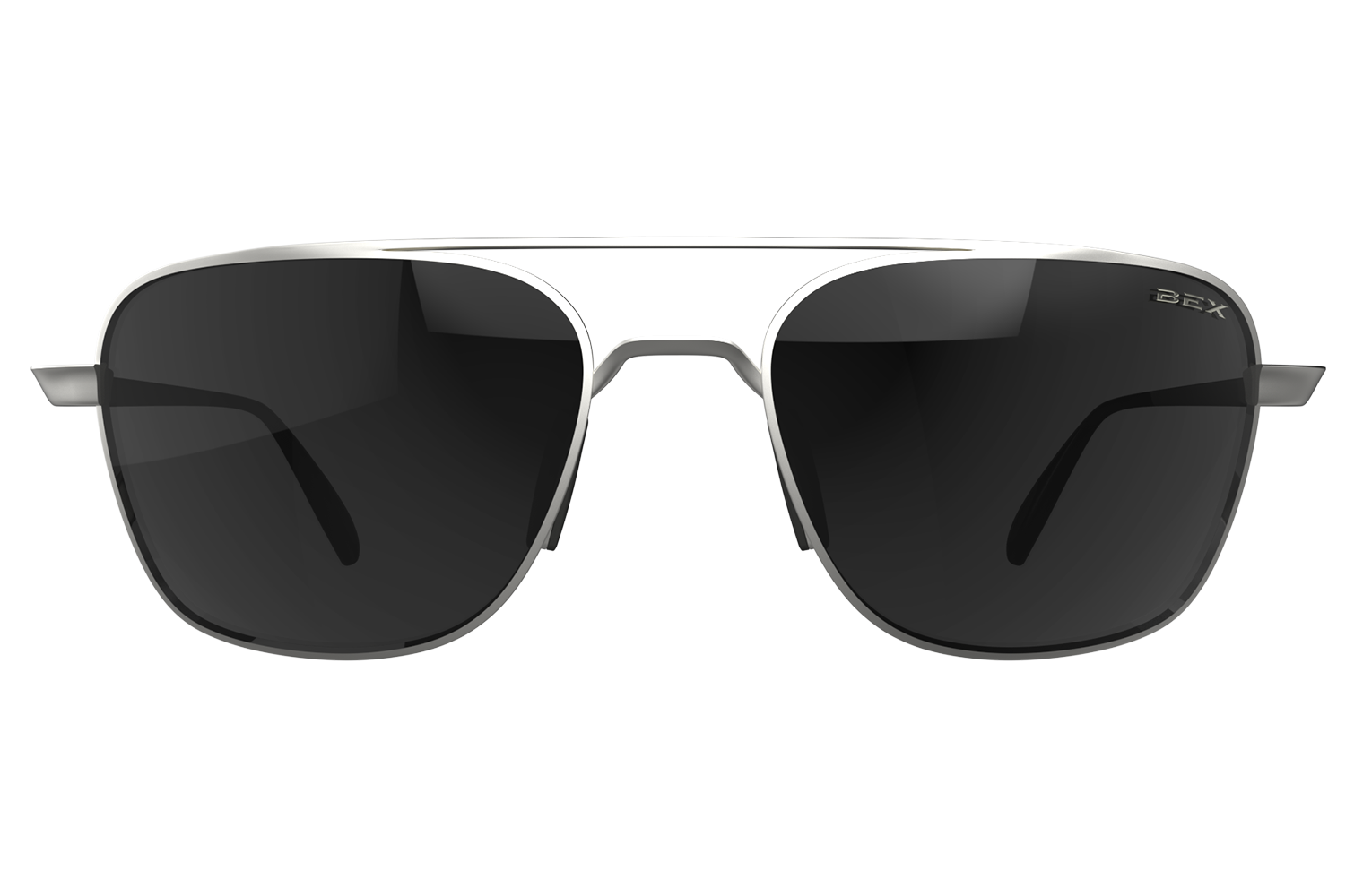 BEX Sunglasses Mach (Matte Silver/Gray) S115MSG