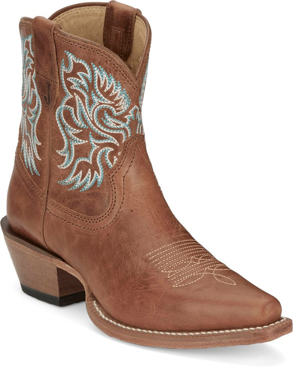 Justin Ladies Isabella Brown Bootie-VN4421