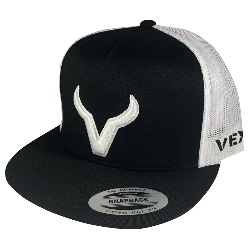 Vexil White Icon - Black/White Mesh