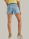 Wrangler Ladies Reworked Shorts In Light Stone WBRWSLS