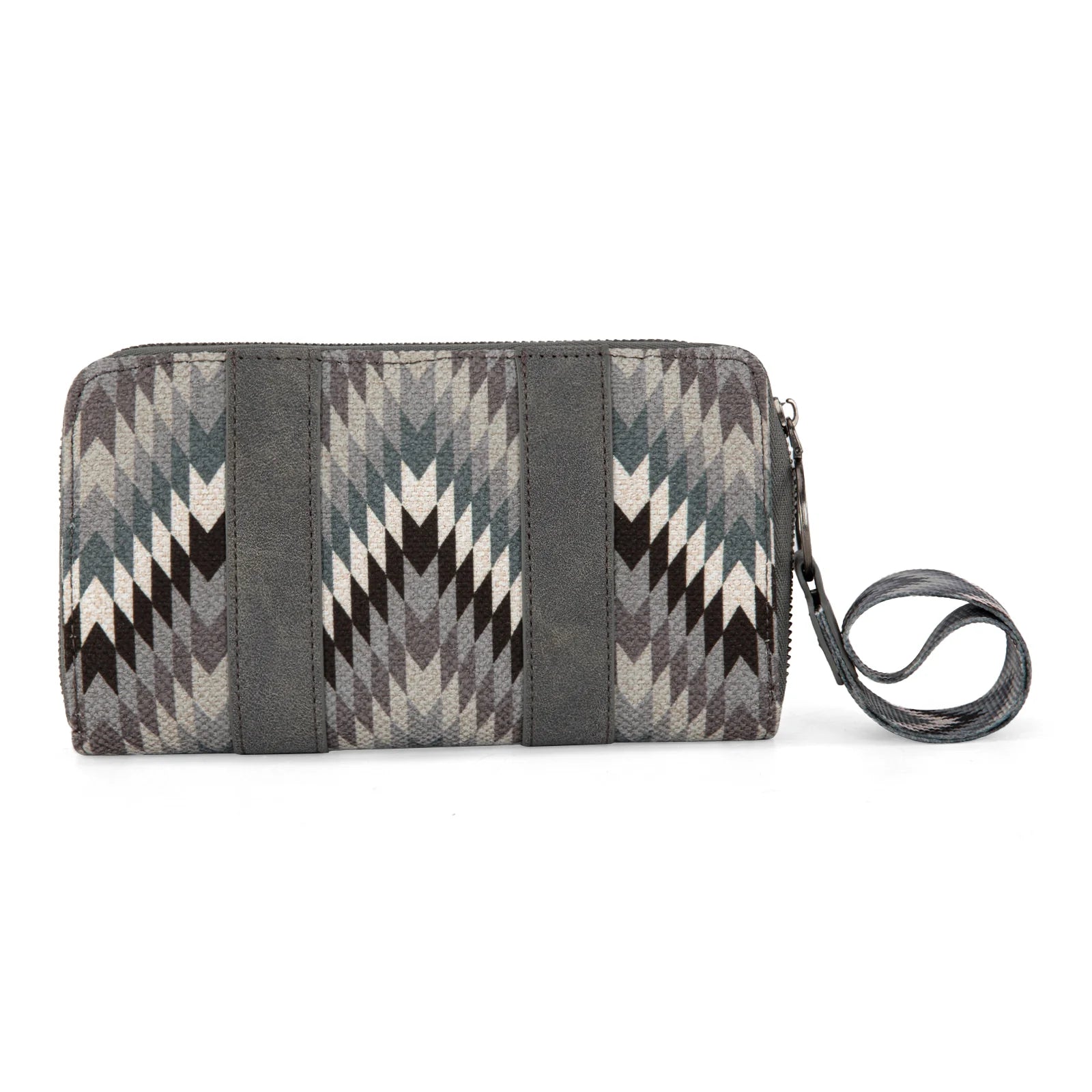 Wrangler Southwestern Art Print Wallet - Grey - WG2212-W006GY