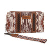 Wrangler Southwestern Art Print Wallet - Brown - WG2213-W006BR