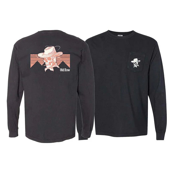 Old Row Cowboy Skull Long Sleeve WROW-3275