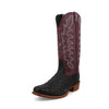 Twisted X Ladies 13" Reserve Black Ostrich and Purple Potion Boot-WXPL001