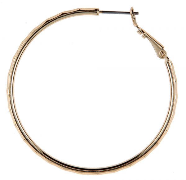 Rain Gold Large Wire Hoop Earring AE20008G