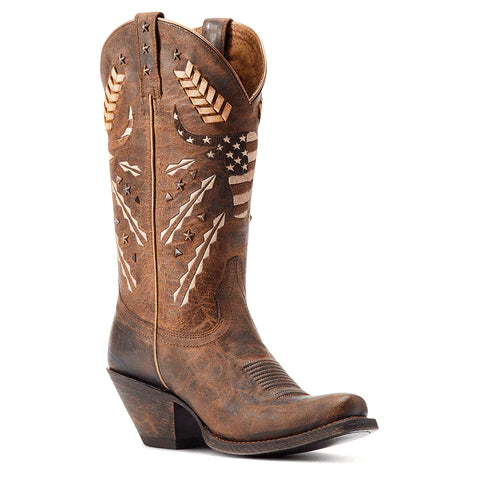 Ariat Ladies Circuit Americana Western Boots 10044435