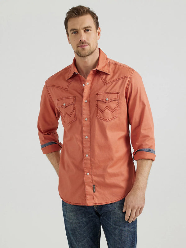 Men's Wrangler Retro Premium Snap Front Shirt 112356596