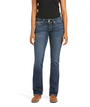 Ariat Ladies Mid Rise Ivy Straight Leg Jeans-10024300