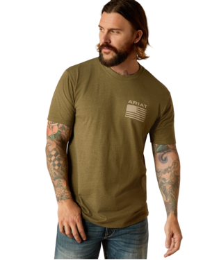 Ariat Men's Freedom Military Heather TShirt-10054176