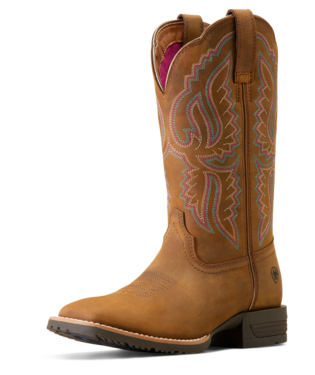 Ariat Ladies Hybrid Ranchwork Distressed Brown 10047043